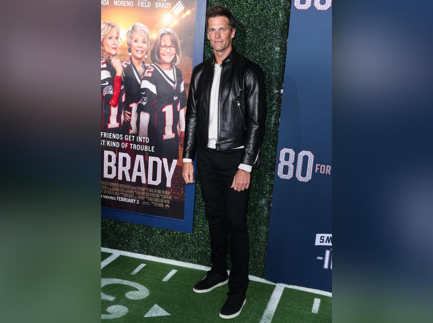 80 for Brady Tom Brady Leather Jacket