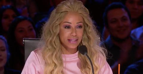 Mel b blonde wig leaves simon cowell speechless hero