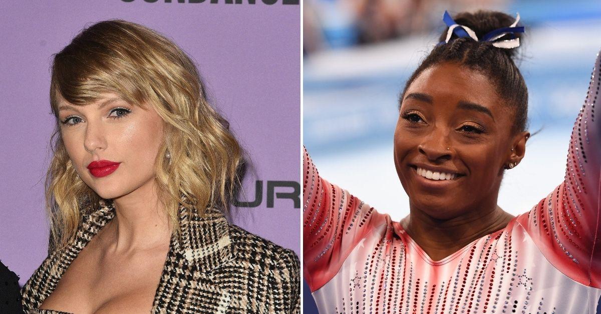 Taylor Swift & Simon Biles Share A Sweet Moment On Social Media