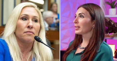 split of Marjorie Taylor Greene, Laura Loomer.