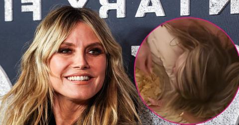 heidi klum naked sensual massage video