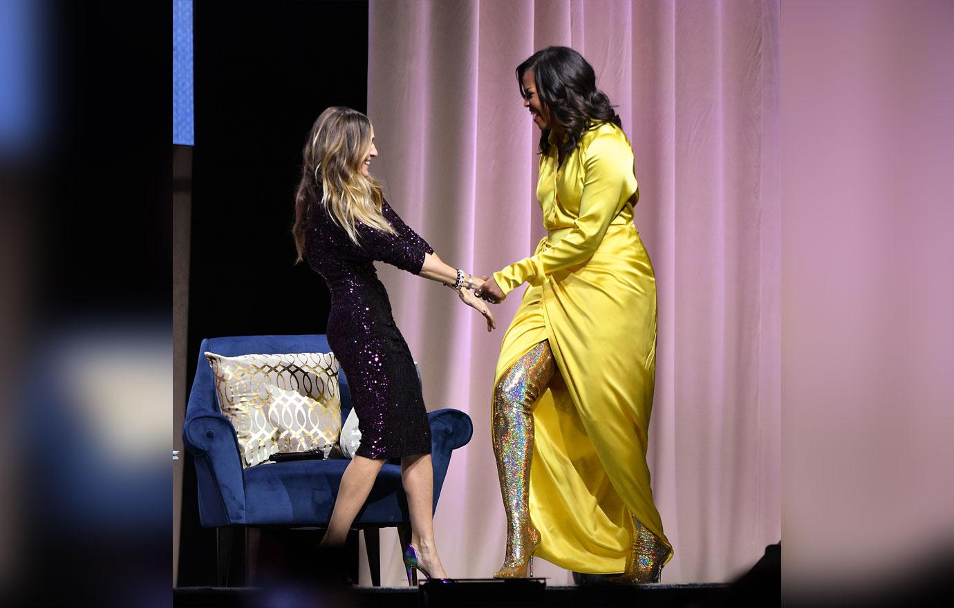 Michelle Obama Discusses Her New Book &#8220;Becoming&#8221; With Sarah Jessica Parker