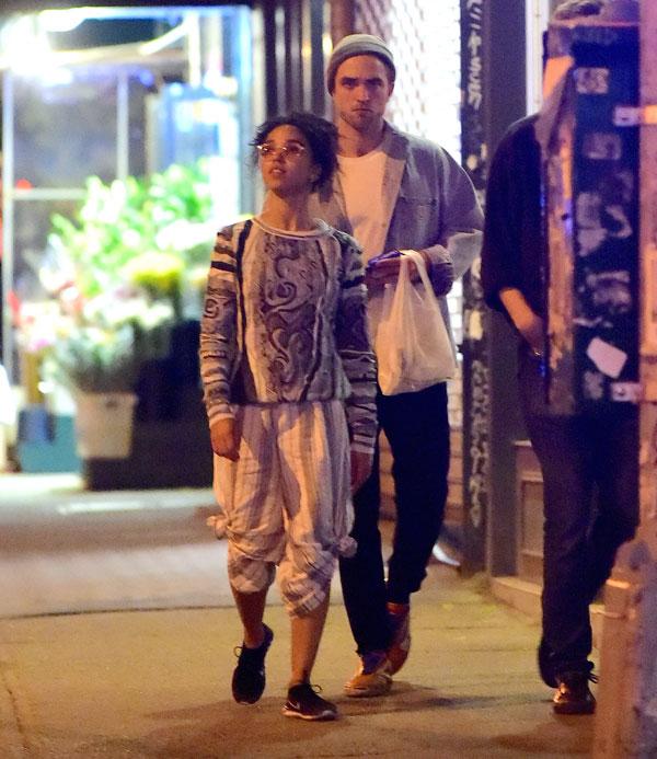 EXCLUSIVE: Robert Pattinson and FKA Twigs have a romantic dinner in Little Italy