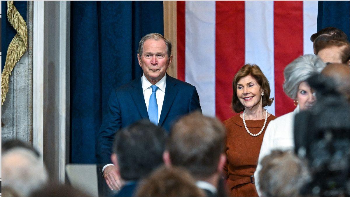 Image of George W. Bush and Laura Bush
