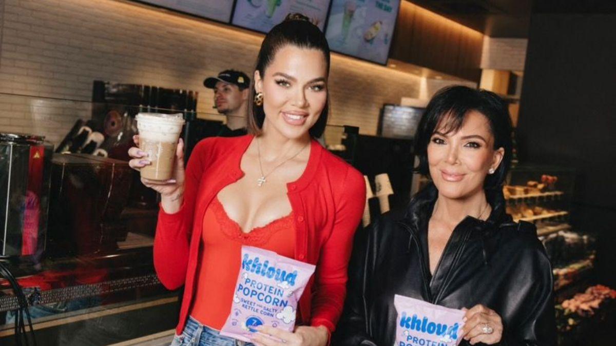 Image of Khloé Kardashian would not mind getting a facelift like Kris Jenner.