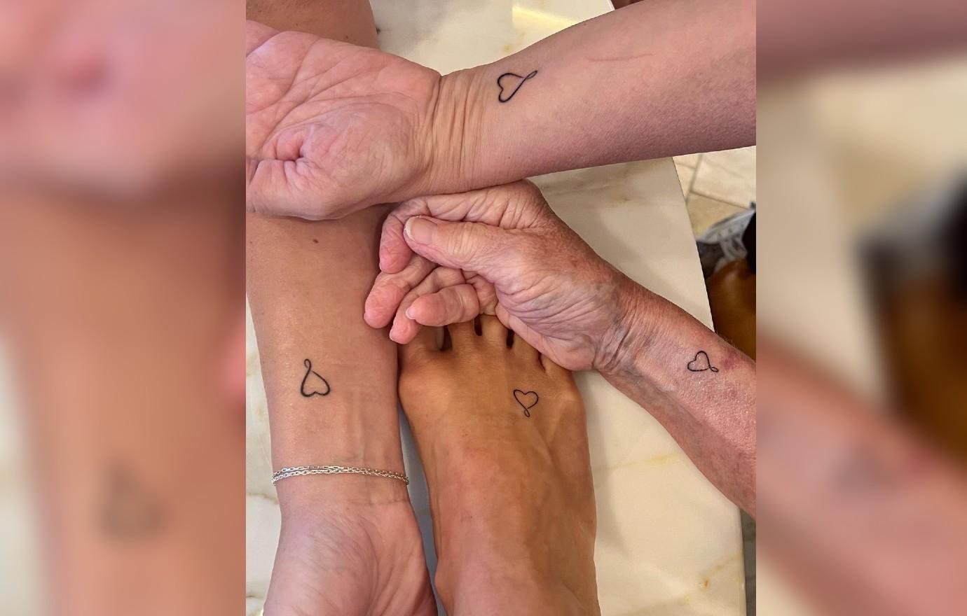 Carrie Underwood debuts arm tattoo from sentimental girls' trip