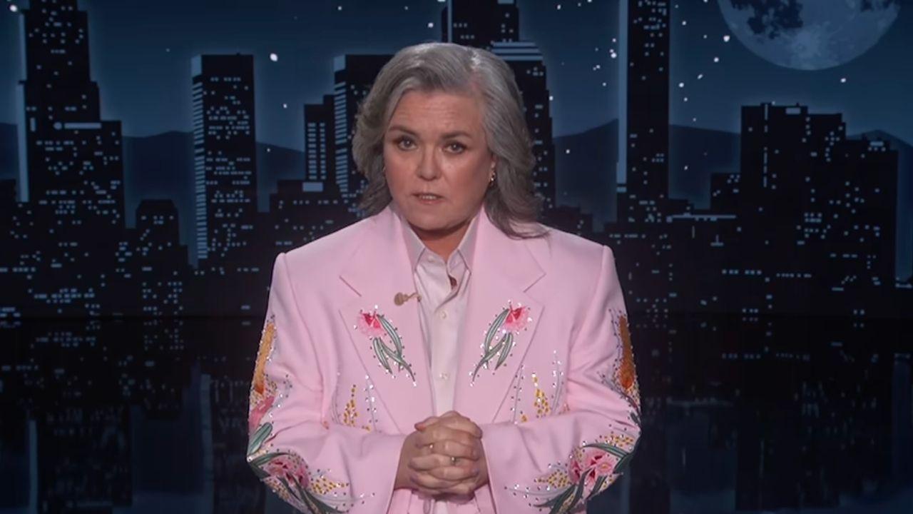 Image of Rosie O’Donnell opened her guest-hosting stint with jokes aimed at Donald Trump.