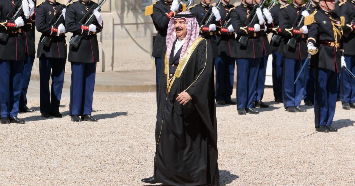 image of King Charles reportedly met with Hamad bin Isa Al Khalifa, the King of Bahrain.