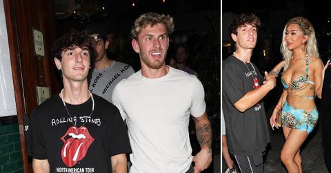 bryce hall and nikita dragun party at the love restaurant