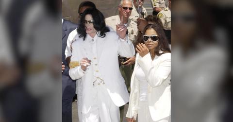 Photo of Michael Jackson and Janet Jackson