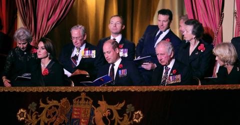 king charles queen camilla attend festival of remembrancepp