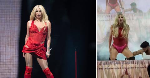 Two photos of Kesha