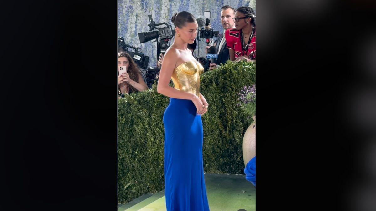Photo of The model's outfit divided social media.