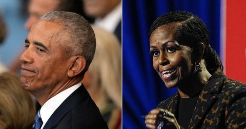 Photo of Barack and Michelle Obama.