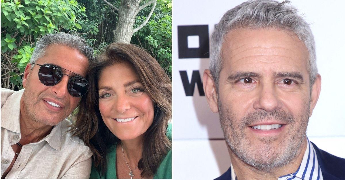 Composite picture of Kathy Wakile and Andy Cohen.