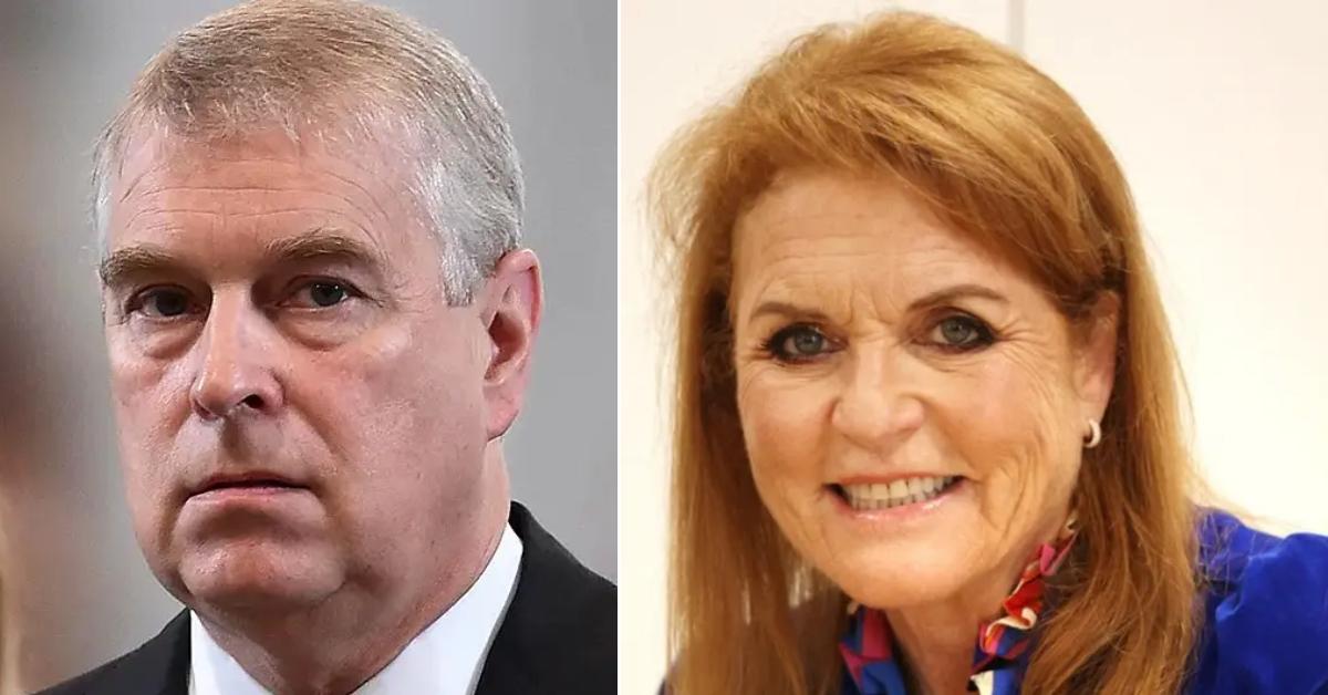 Split photo of Prince Andrew and Sarah Ferguson.