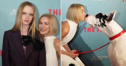 Naomi Watts, Kai Schreiber and dog Bing