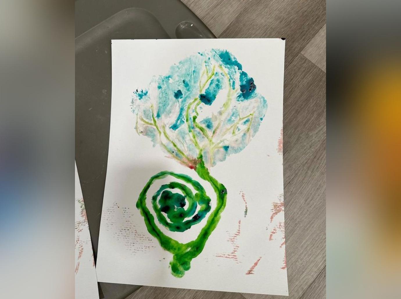 kailyn lowry drinks placenta smoothie artwork organ fifth baby