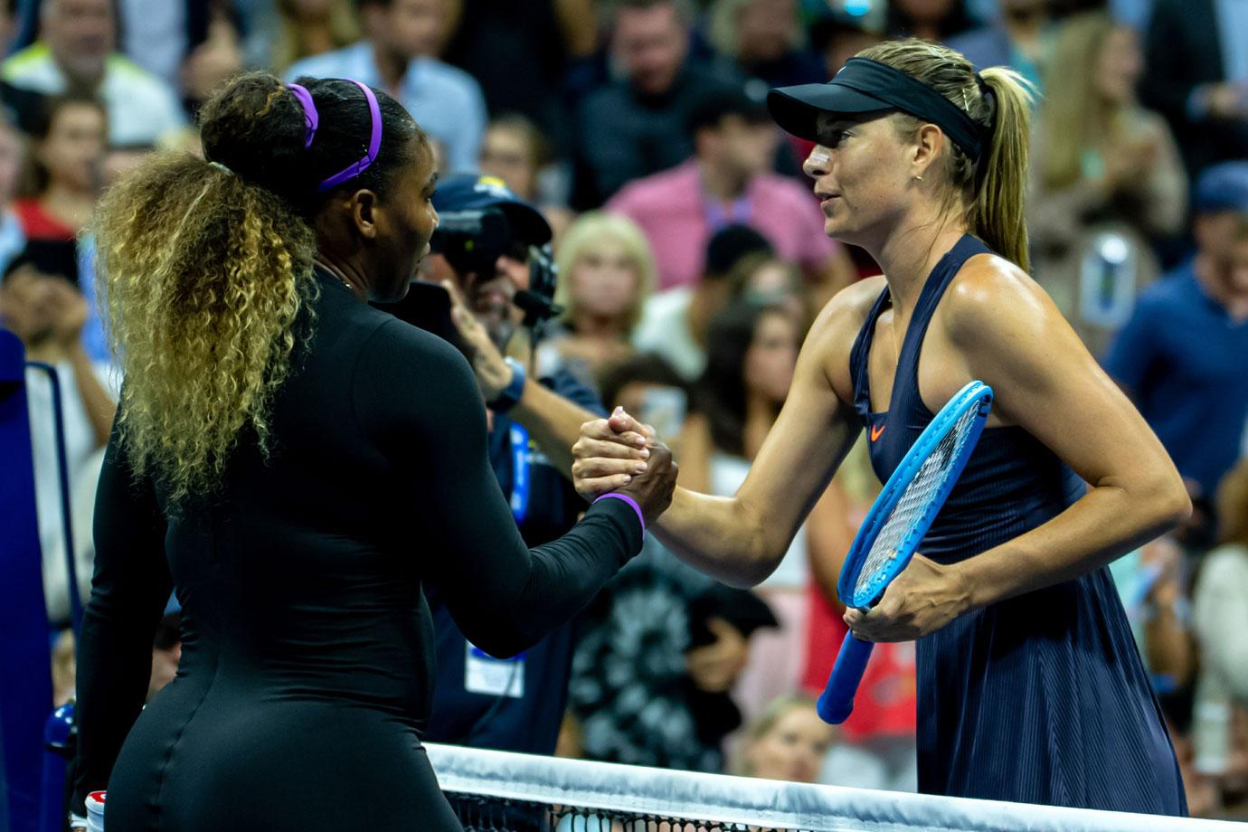 maria sharapova serena williams US Open