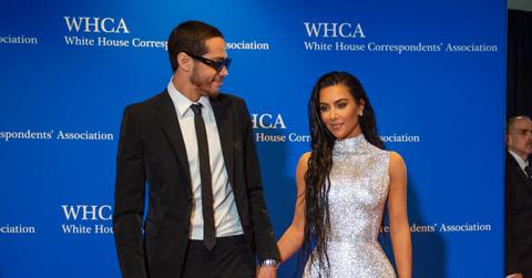 kim kardashian pete flirty moments