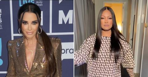 Composite photo of Kyle Richards and Garcelle Beauvais