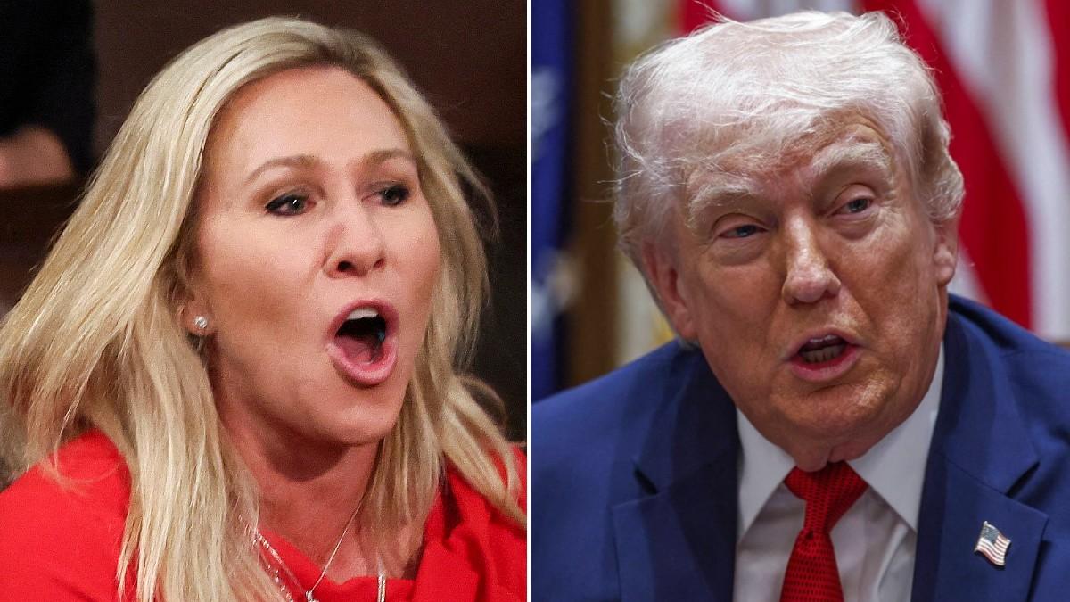 image of Marjorie Taylor Greene no longer supports Donald Trump.