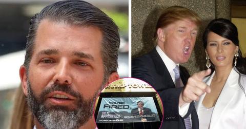 Composite photo of Donald Trump Jr., Donald Trump and Melania Trump
