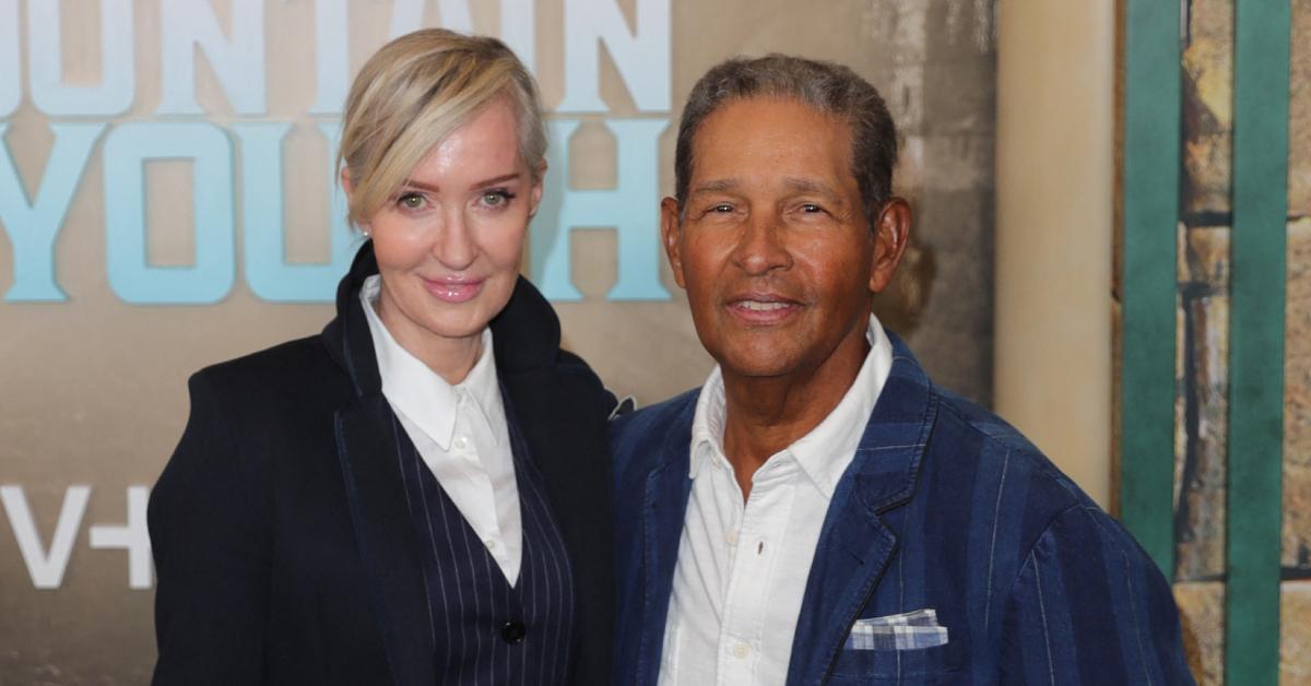 Image of Bryant Gumbel married his second wife, Hilary, in 2002.