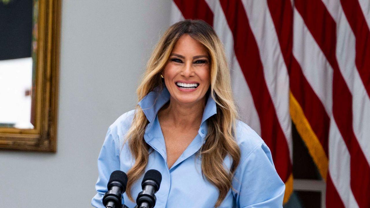 Image of Melania Trump’s spokesman rejected suggestions of friction between the first lady and Natalie Harp.