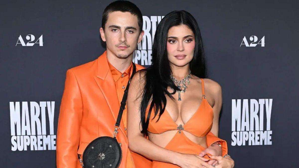 image of Kylie Jenner and Timothée Chalamet