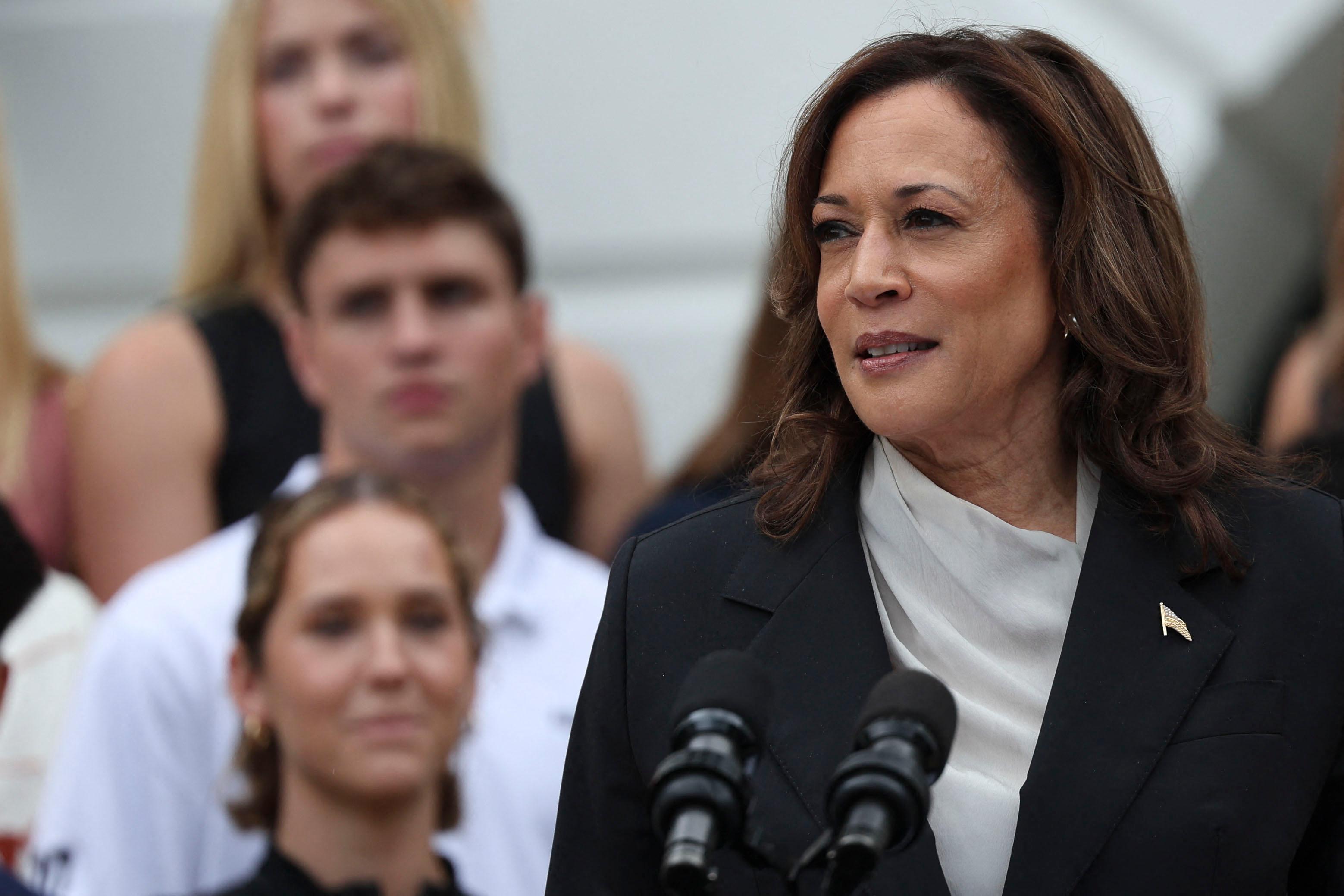 Photo of Kamala Harris.