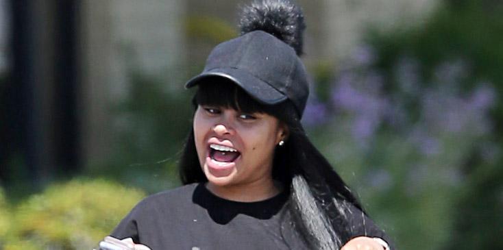 EXCLUSIVE: Blac Chyna showing off her engagement ring as she spends 3 hours at two different banks in Calabasas