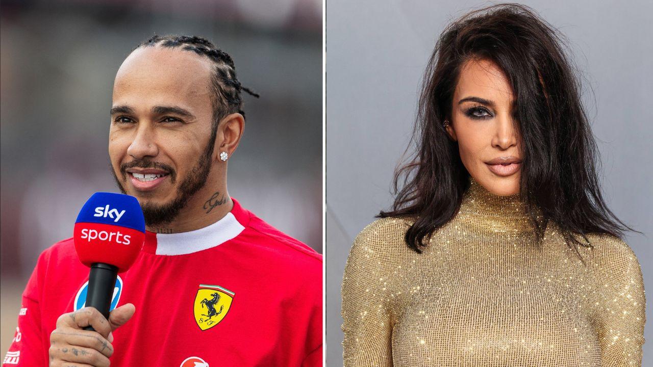 Image of Lewis Hamilton, Kim Kardashian