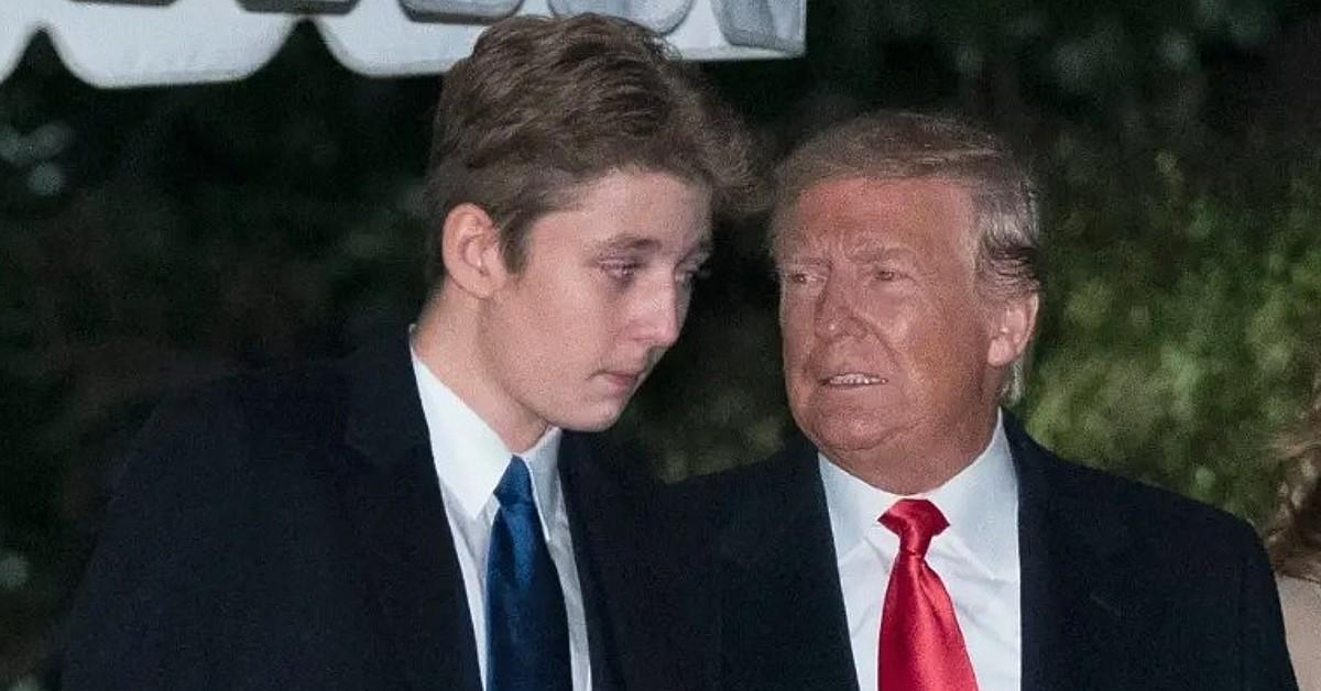 donald trump barely made it barron high school graduation pp