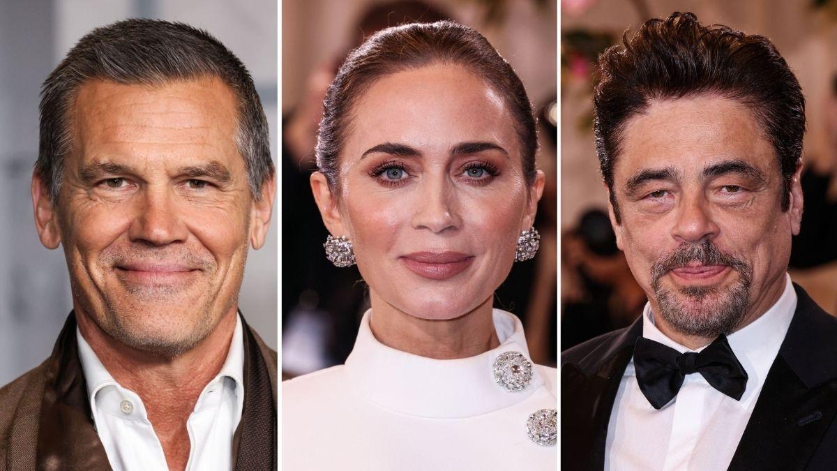 image of Emily Blunt, Josh Brolin, and Benicio del Toro starred in the film 'Sicario.'