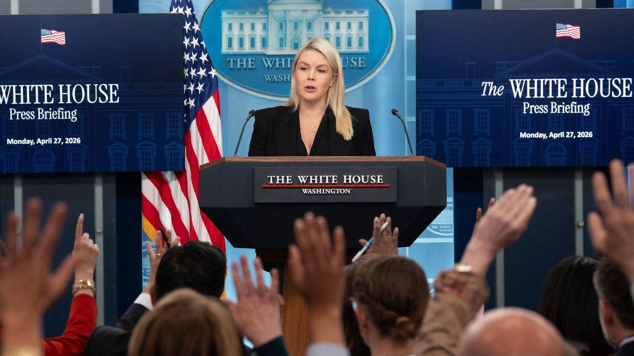 Image of Scott Jennings praised Karoline Leavitt while avoiding questions about the role.