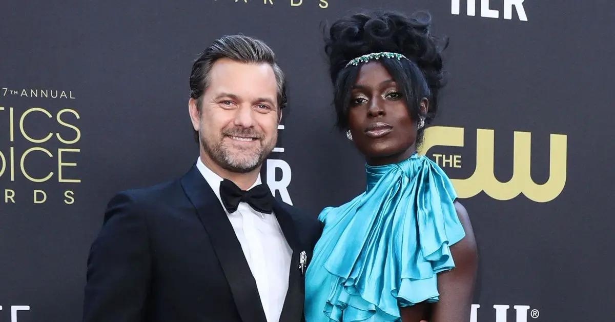 Photo of Joshua Jackson and Jodie Turner-Smith.