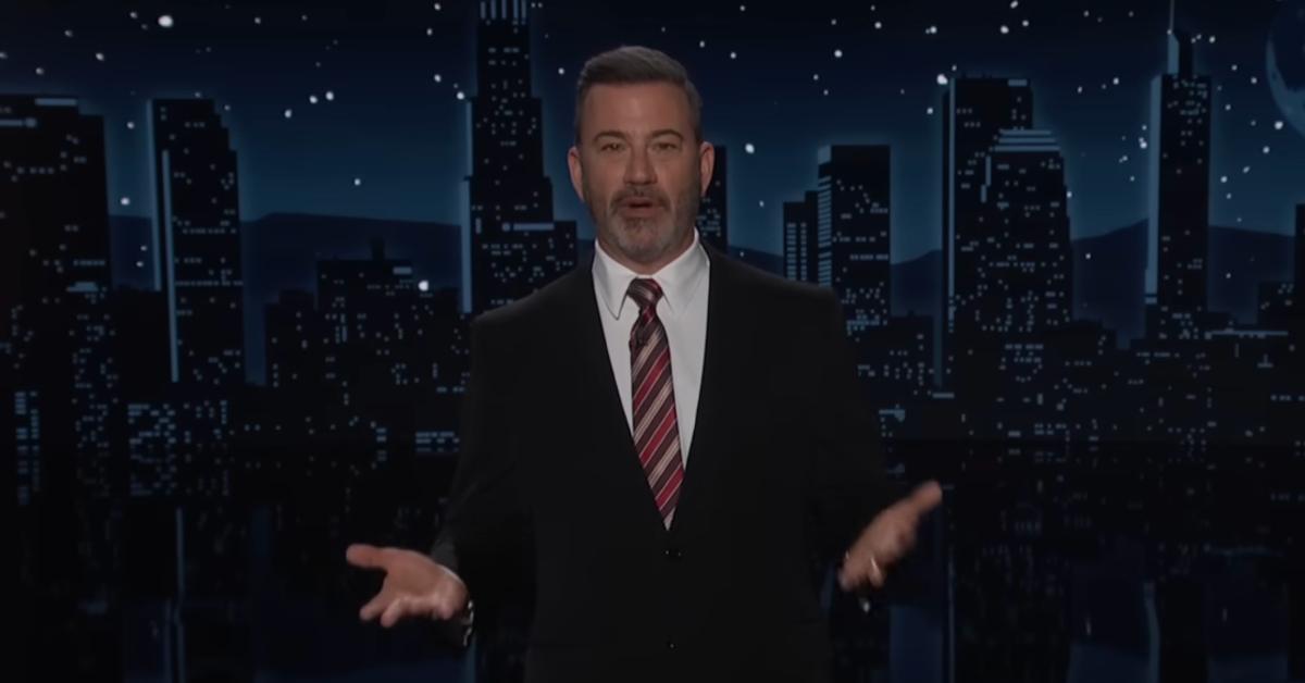 Image of Jimmy Kimmel compared Donald Trump's insulting of a reporter to workplace harassment.