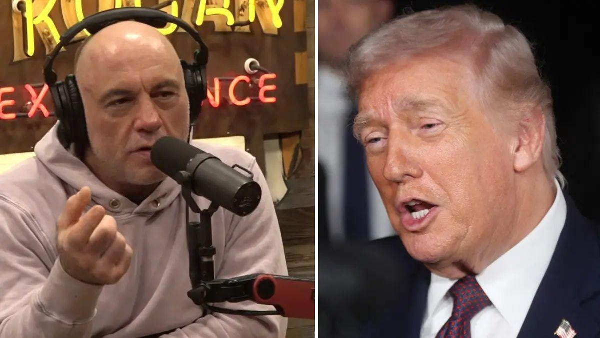 image of Joe Rogan claimed Donald Trump started the war in Iran to distract from the Epstein files.