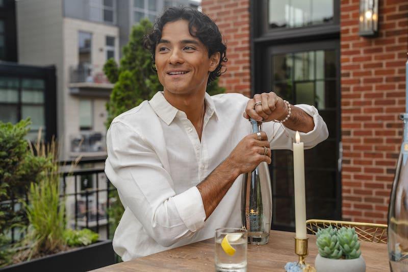 brandon perea celebrates the new tequila don julio alma miel in chicago il during soul sessions a curated dinner and listening experience that brings the spirited culture of modern mexico to the table