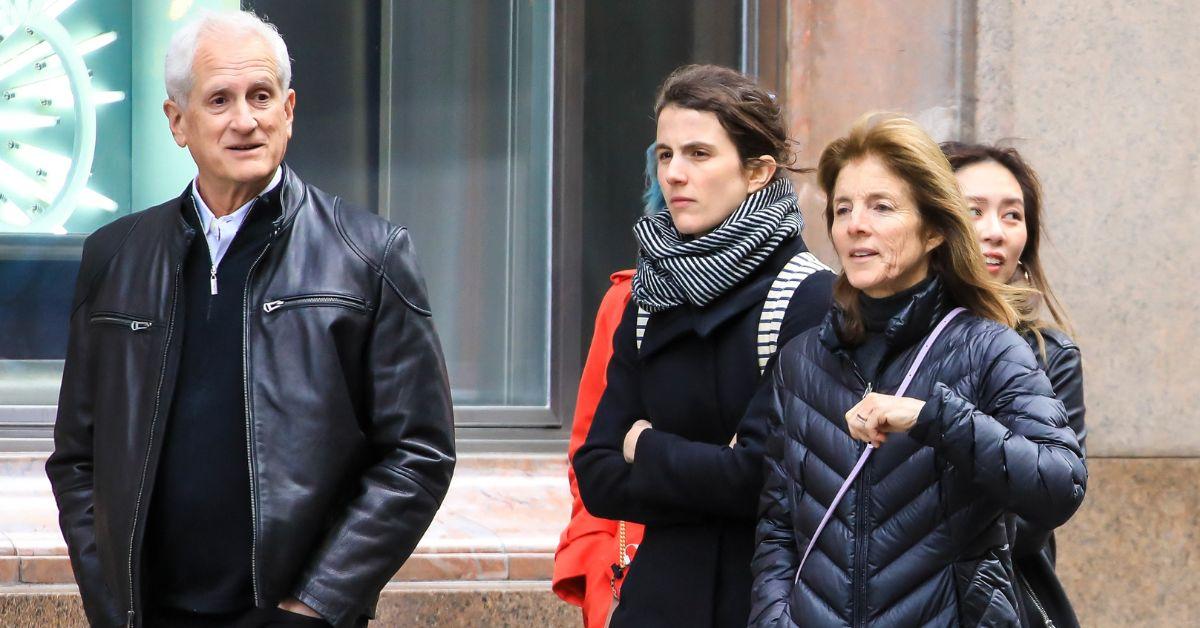 Image of Caroline Kennedy is Tatiana Schlossberg's mother.