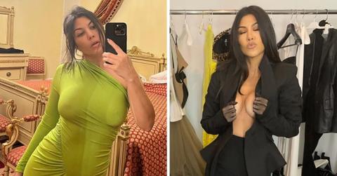 kourtney kardashian hottest braless moments photos