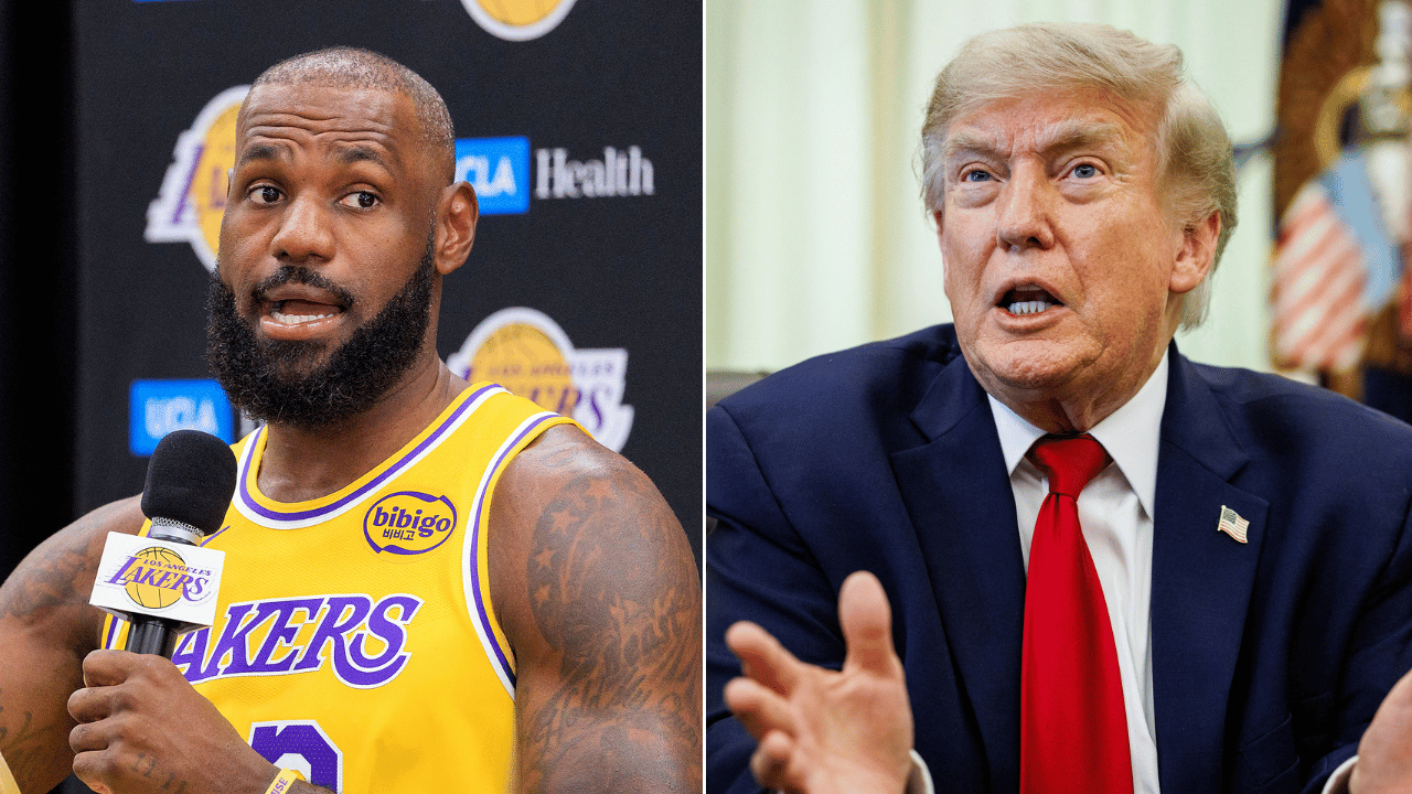 LeBron James ; Donald Trump 