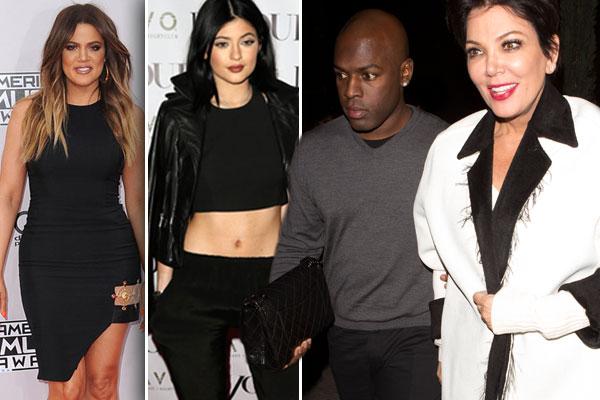 Khloe kardashian kylie jenner kris jenner corey gamble