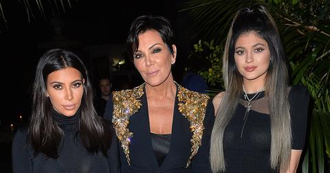 Kim Kardashian, Kris Jenner, and Kylie Jenner inside French Montana’s 30th Birthday Party Powered by Ciroc Pineapple