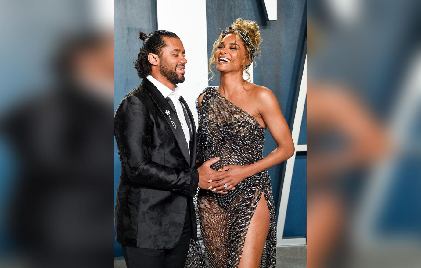 Ciara and Russell Wilson Vanity Fair Oscar Party, Arrivals, Los Angeles, USA - 09 Feb 2020