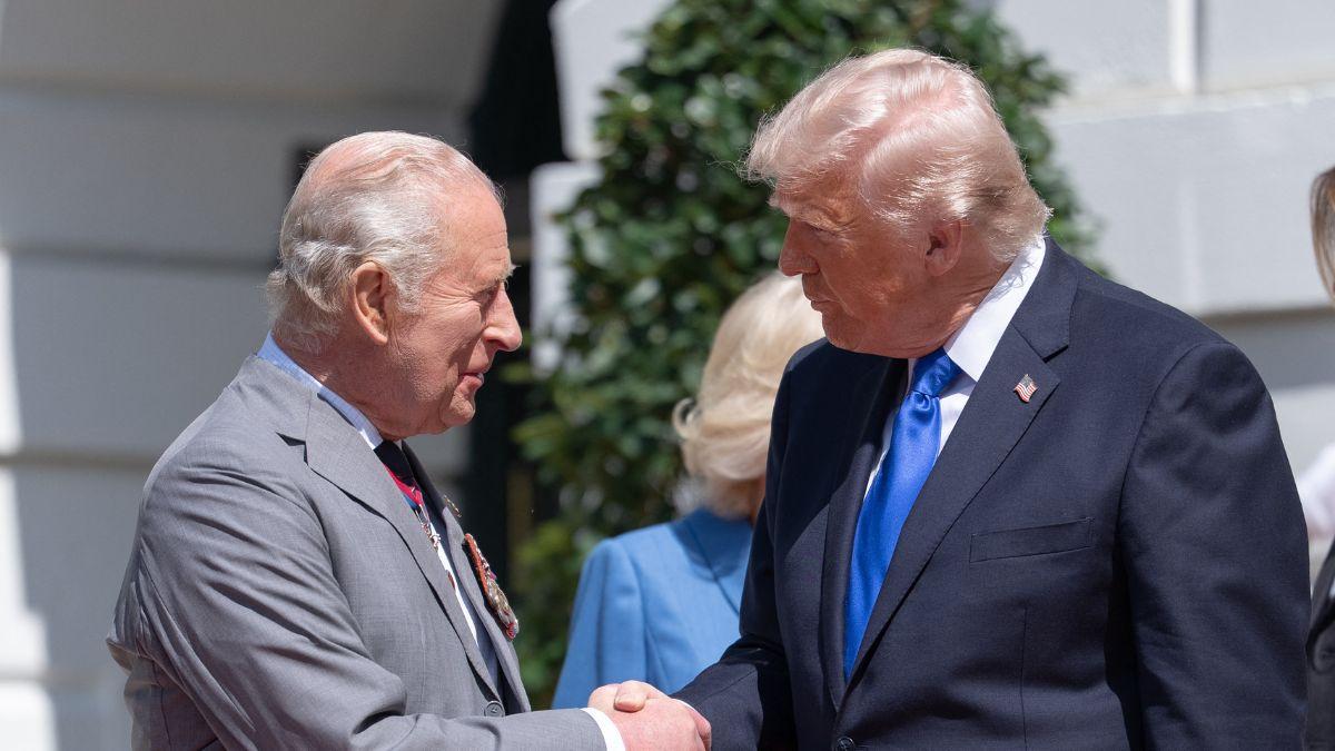 Image of King Charles went to the U.S. with Queen Camilla.