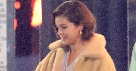 Selena gomez smiles leaving church spotted justin bieber