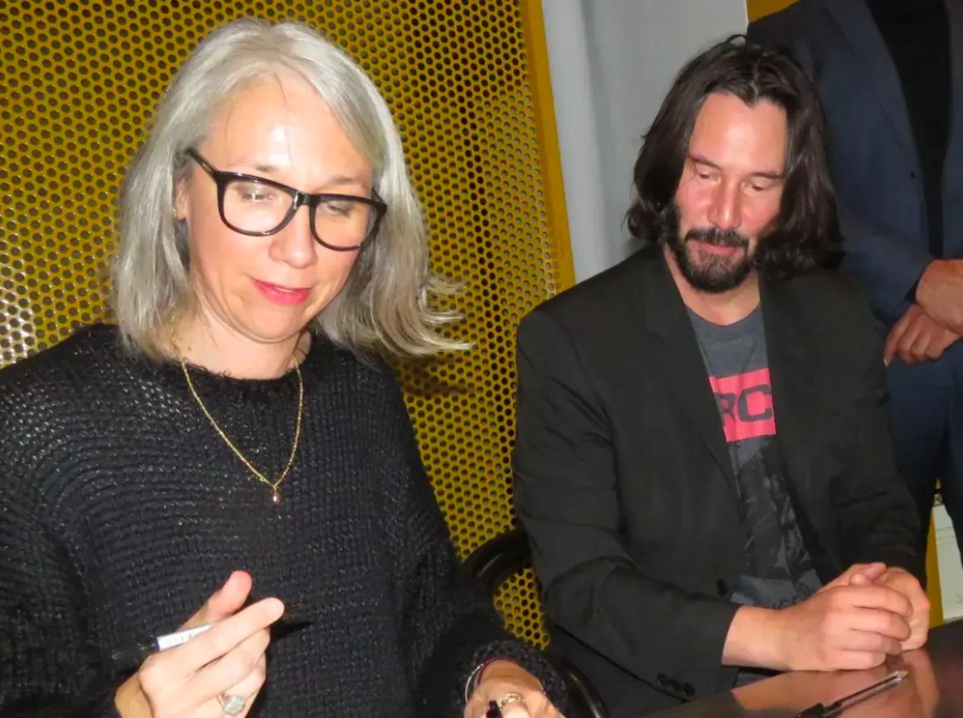 keanu reeves alexandra grant very happy quiet nights