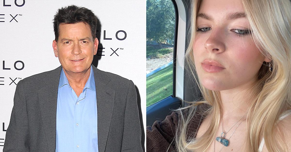 charlie sheen lunch daughter lola family drama pp